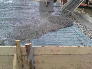 Заливка бетона 